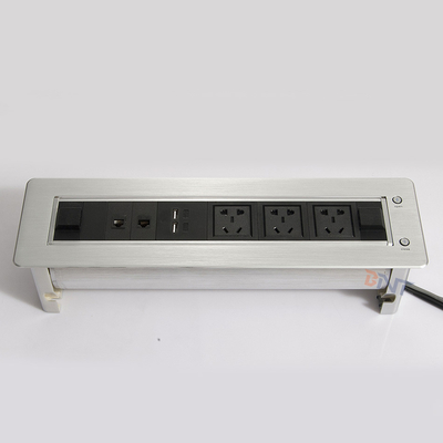 one piece available customized motorized desk socket used in meeting room EK6306