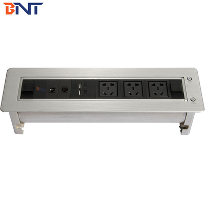one piece available customized motorized desk socket used in meeting room EK6306