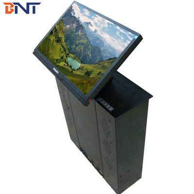 Desktop Computer Lift / Motorized Elevator Monitor Tilting Angle 45 - 60 Degree