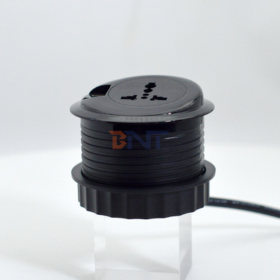 80mm Round Electrical Plugs & Eu Sockets Standard Outlets with USB Charging Type-C Port