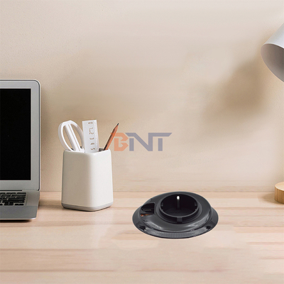 Desk Top Socket for Kitchen and Office ABS PC Material and Customizable USB A C Charge