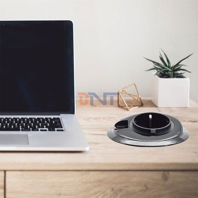 Desk Top Socket for Kitchen and Office ABS PC Material and Customizable USB A C Charge