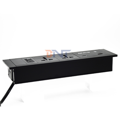 Recessed Tabletop Socket Universal Power Outlets USB A+C Ports 65W Max Output US/EU/AU 16A/13A