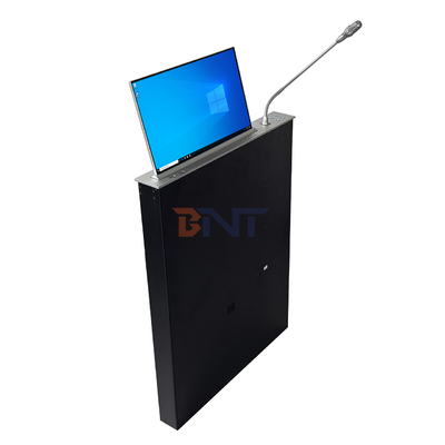 BNT Full HD Screen Low Price Motorized Retractable Monitor Lift With Mic for Conference System
