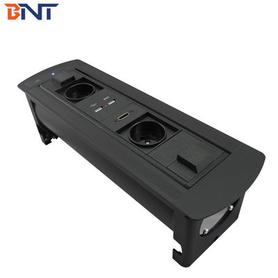 3Mm Panel  Thickness electric  Black  Desk Pop Up Multimedia Socket