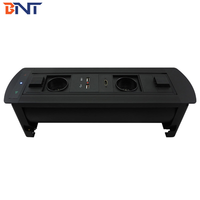 3Mm Panel  Thickness electric  Black  Desk Pop Up Multimedia Socket