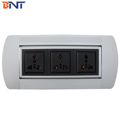 With 180 Degree Overturn Angle  Company Desktop Flip Up Outlet Jack