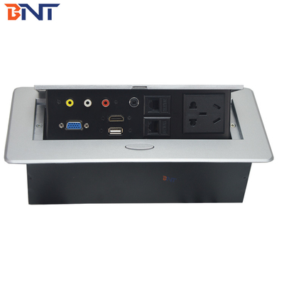 Square  Corner  Desktop Power Data Connector  10~16A Rated Current