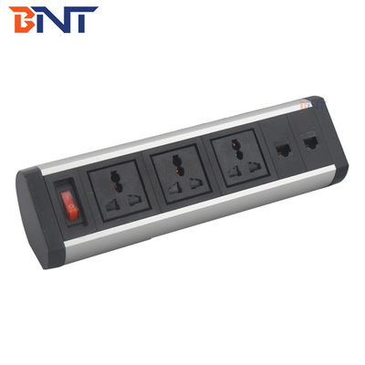 multifuncional table top outlet socket power strip/office desk mounted power and data center