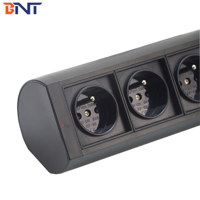 three french power interface movable office desk socket  used in conference room BTS-302FR