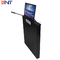 Matte Black Motorized Monitor Lift With Theft Prevention Function