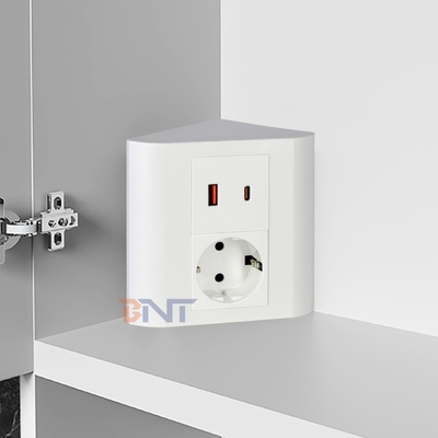 Portable Tabletop EU Socket for Office & Home IP44 with USB A+C Output Ports for Multiple Devices