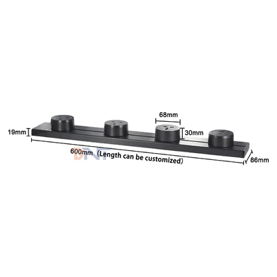 New Style Convenient Wall Mounted Multi Outlets Power Rail Track Socket Removable Power Socket
