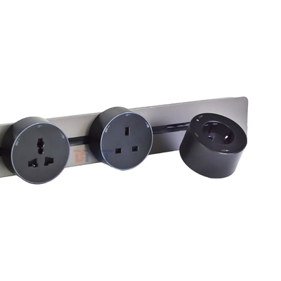 Multi Outlets Power Rail Track Socket New Style Wall Mounted Removable Power Socket Convenient for Kitchen