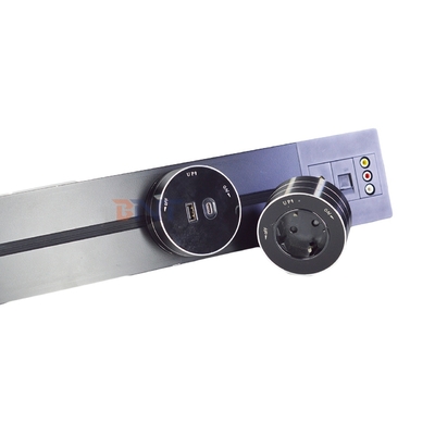 New Removable Socket Weak Current Interface Convenient Wall-Mounted Multi-Outlet Power Rail Track Socket