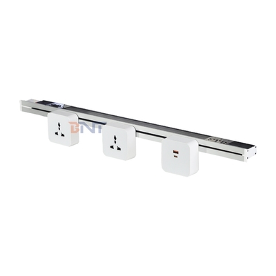 New Removable Ultra narrow track socket Convenient Wall-Mounted Multi-Outlet Power Rail Track Socket