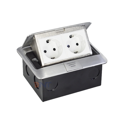 Custom EU Power Ground Socket IP44 Level Waterproof Slow Pop up Floor Socket 16A Rated Current