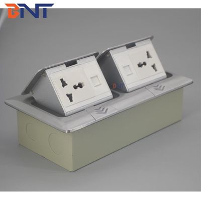 Aluminum Alloy Pop Up Socket Slow Bounce Design for Smooth Operation Customizable Power Supply