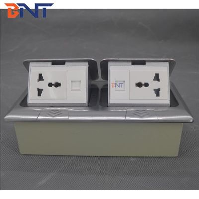 Aluminum Alloy Pop Up Socket Slow Bounce Design for Smooth Operation Customizable Power Supply