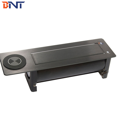 Multimedia Desktop Socket With Aluminum Alloy Surface Panel