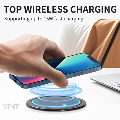 85mm Cutout Pop up Socket 4 Universal AC Outlets USB a and Type C Ports 16A 110-220V PC Brushed Finish 1.5m Cable