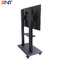 Ergonomic Design Mobile TV Stand DVD / Audio Terminal Equipment Tray Available