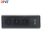 three french power interface movable office desk socket  used in conference room BTS-302FR
