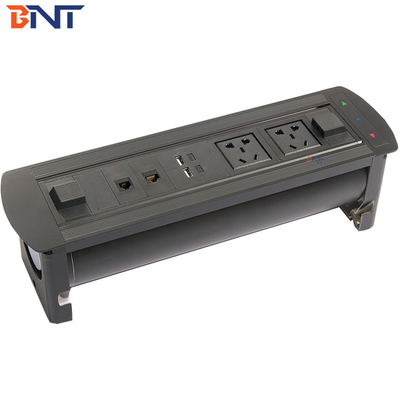 available customized electric table flip up socket with 180 degree overturn angle EK6203