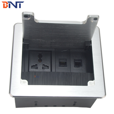 Modular Design Desktop Flip Up Power Outlet For Educational Training Room