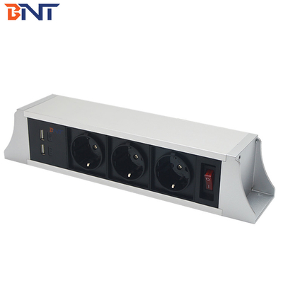 Office Hanging Desktop Power Center With Double USB Charger Interfaces