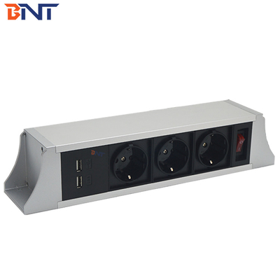 Office Hanging Desktop Power Center With Double USB Charger Interfaces