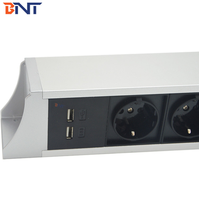 Office Hanging Desktop Power Center With Double USB Charger Interfaces