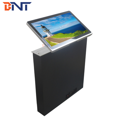 Aluminum Alloy Motorized Monitor Lift , Meeting Room LCD Monitor Lift