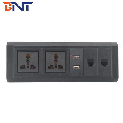 Clamp On Desktop Power Outlet For Modern Office Multimedia Conference System