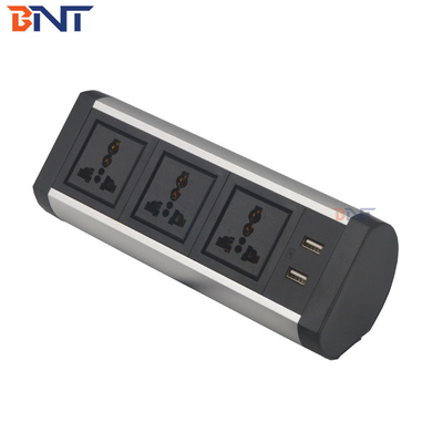 Clamp On Desktop Power Sockets With Three Universal Power Interfaces