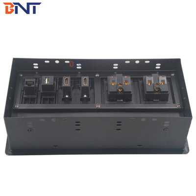 Flip Up Desktop Electrical Sockets Lid Buffer Design For Office Room