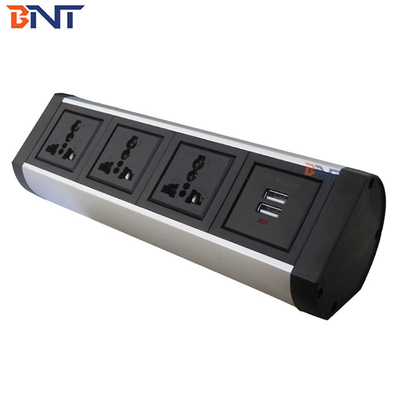 Office Furniture Electric 300*70*80mm Desktop Power Outlet