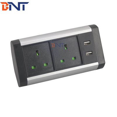 Usb Charger Aluminum Alloy Desktop Plug Sockets