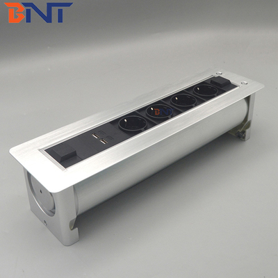 Aluminum Alloy 10A Conference Table Power Outlets