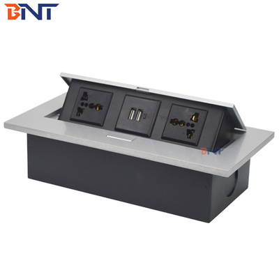 Conference Push Damped Pop Up Desktop Power Outlet