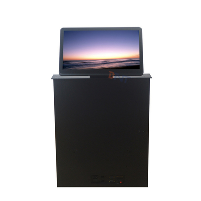 Ultra Thin Retractable Motorized Monitor Lift With Foldable Screen