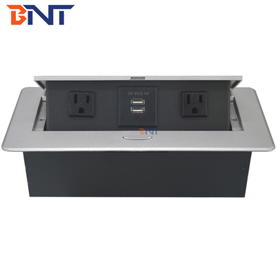 Zinc Alloy Concealed Mounted Power Outlet Sockets