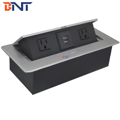 Zinc Alloy Concealed Mounted Power Outlet Sockets