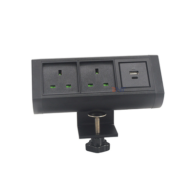 USB Type C Charger Clamp On Desktop Power Outlet For Office Furniture