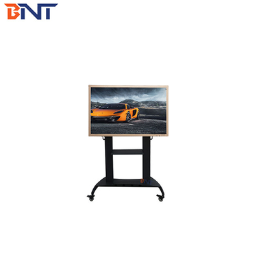 360 Swivel Mobile TV Stand For Electronic Whiteboard 160cm Height