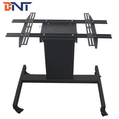 SASO 60" Tv Floor Stand 90 Degree Overturn 50kg Loading Capacity