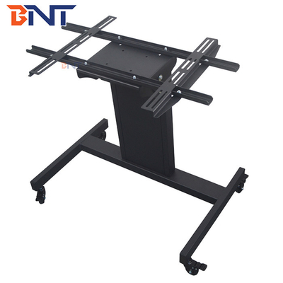 SASO 60" Tv Floor Stand 90 Degree Overturn 50kg Loading Capacity
