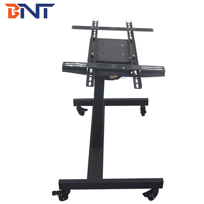 SASO 60" Tv Floor Stand 90 Degree Overturn 50kg Loading Capacity