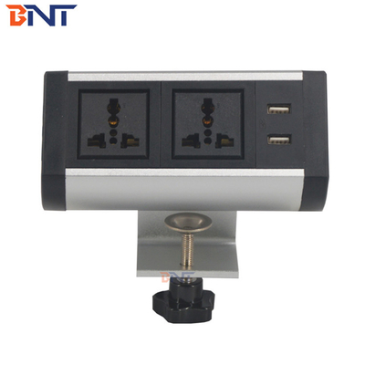 240VAC Clamping Table Mounted Desktop Power Socket