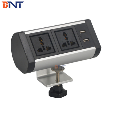 240VAC Clamping Table Mounted Desktop Power Socket